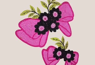 Appliques and Patches for Clothes: Floral, Stonework, Nursery and Embossed